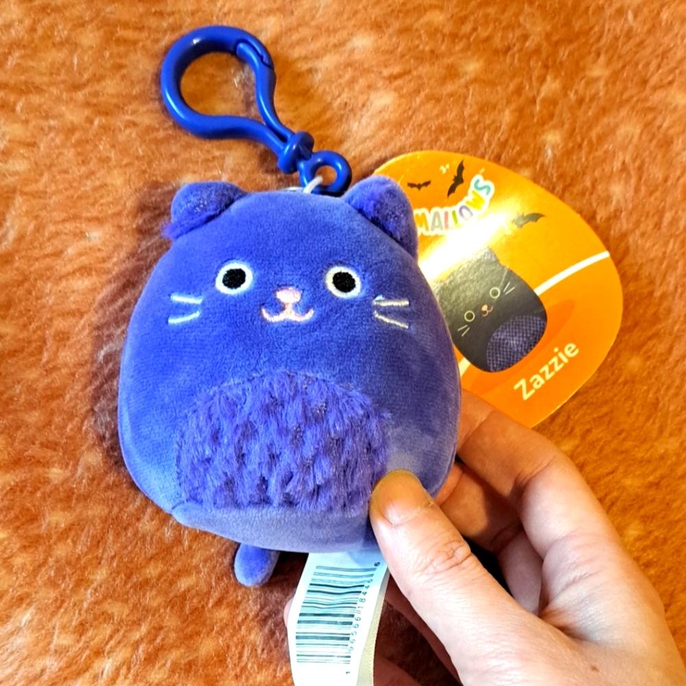 Zazzie Squishmallow clip BNWT (Halloween)